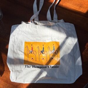 The Hampton Classic Vintage Cotton Tote Bag